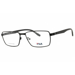 Fila Men's Eyeglasses - Semi Matt Black Metal Full Rim Rectangular Frame | VFI029 0531