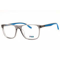 Fila Men's Eyeglasses - Shiny Transparent Grey Acetate Full Rim Square | VFI031 098Z
