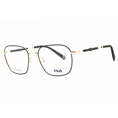 Fila Men's Eyeglasses - Shiny Rose Gold Metal Full Rim Square Frame | VFI113V 0302