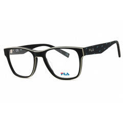 Fila Men's Eyeglasses - Matt Black Acetate Full Rim Square Shape Frame | VFI115 0703
