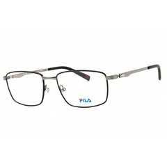 Fila Men's Eyeglasses - Shiny Gunmetal Metal Full Rim Square Shape Frame | VFI206 0K56