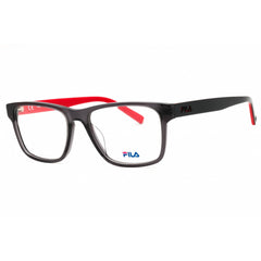 Fila Men's Eyeglasses - Shiny Transparent Dark Grey Acetate Rectangular | VFI219 0705