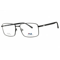 Fila Men's Eyeglasses - Semi-Matt Black Metal Full Rim Square Frame | VFI293 0531
