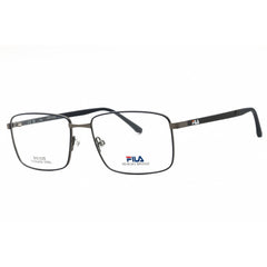 Fila Men's Eyeglasses - Shiny Gunmetal Metal Full Rim Square Shape Frame | VFI293 0K53