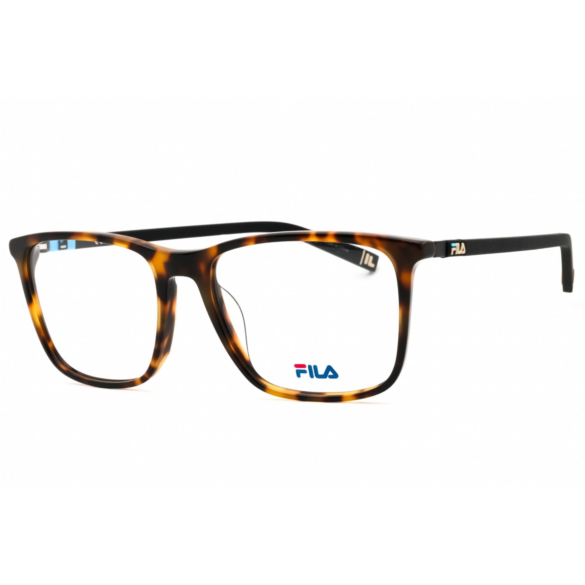 Fila Men's Eyeglasses - Shiny Havana Acetate Full Rim Square Shape Fra