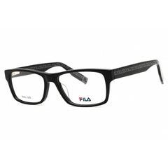 Fila Men's Eyeglasses - Shiny Black Acetate Full Rim Rectangular Frame | VFI307 0700