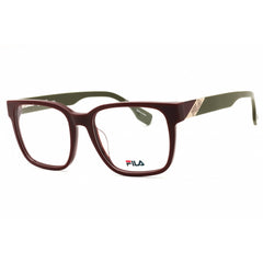 Fila Men's Eyeglasses - Shiny Red Acetate Full Rim Square Shape Frame | VFI452 03G6