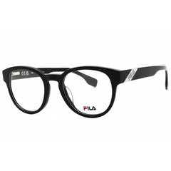 Fila Men's Eyeglasses - Shiny Black Acetate Full Rim Round Shape Frame | VFI453 0700