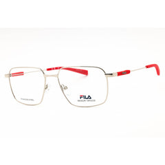 Fila Men's Eyeglasses - Shiny Palladium Metal Full Rim Square Frame | VFI534 0579
