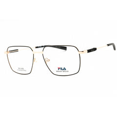 Fila Men's Eyeglasses - Shiny Rose Gold Metal Full Rim Square Frame | VFI534 0302