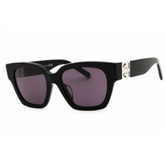 Givenchy Women's Sunglasses - Shiny Black Acetate Rectangular Frame | GV40083F 01A