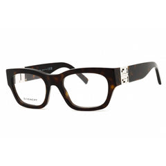 Givenchy Women's Eyeglasses - Blonde Havana Acetate Rectangular Frame | GV50058I 053