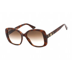Gucci Women's Sunglasses - Havana Injected Propionate Rectangular Frame | GG0762S 002
