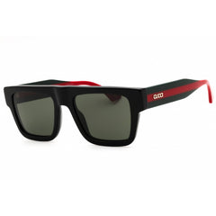 Gucci Men's Sunglasses - Black Acetate Full Rim Square Frame Grey Lens | GG1868S 001