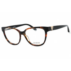 Guess Women's Eyeglasses - Blonde Havana Acetate Full Rim Cat Eye Frame | GU2855-S 053