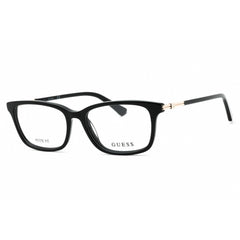 Guess Women's Eyeglasses - Shiny Black Acetate Full Rim Rectangular Frame | GU2907 001