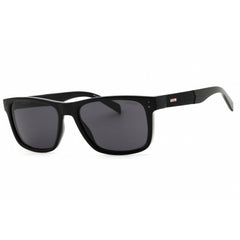 Levi's Men's Sunglasses - Black Plastic Full Rim Rectangular Frame | LV 5059/S 0807 IR