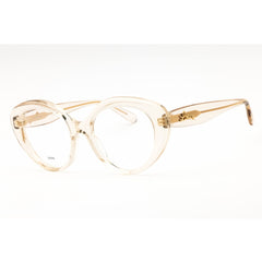 Loewe Women's Eyeglasses - Shiny Beige Acetate Full Rim Cat Eye Frame | LW50088I 057