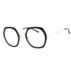 Marc Jacobs Women's Eyeglasses - Black/Gold Metal Geometric Frame | MARC 700 02M2 00