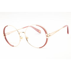 Marc Jacobs Women's Eyeglasses - Gold/Nude Pink Metal Round Frame | MJ 1093 0EYR 00