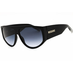 Missoni Women's Sunglasses - Black Plastic Full Rim Oval Frame | MIS 0165/S 0807 9O