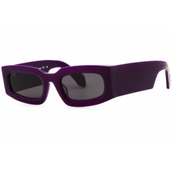 Off-White Men's Sunglasses - Purple Full Rim Rectangular | CARY OERI141S25PLA0013707