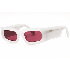 Off-White Men's Sunglasses - Grey Acetate Rectangular | CARY OERI141S25PLA0010928