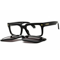 Off-White Unisex Sunglasses - Black/Logo Gold Frame | CLIP ON2 OERI130C99PLA0011307