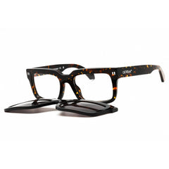 Off-White Unisex Sunglasses - Havana Full Rim Frame | CLIP ON2 OERI130C99PLA0016007
