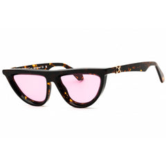 Off-White Unisex Sunglasses - Havana Full Rim Cat Eye | JASPER OERI13VS25PLA0016030