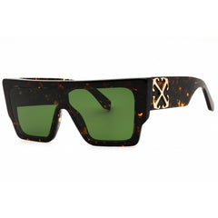 Off-White Unisex Sunglasses - Havana Plastic Shield | MARION OERI14FS25PLA0016055