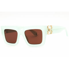 Off-White Unisex Sunglasses - Sage Plastic Rectangular | MYSTIC OERI14DS25PLA0015364
