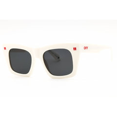 Off-White Women's Sunglasses - White Plastic Cat Eye | SELMA OERI13YS25PLA0010107