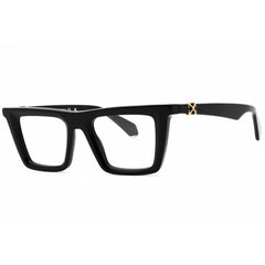 Off-White Unisex Eyeglasses - Black Rectangular Frame | STYLE 7S OERJ07SS25PLA0011000