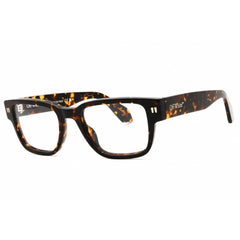 Off-White Men's Eyeglasses - Havana Rectangular Frame | STYLE 7V OERJ07VS25PLA0016000