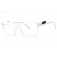 Off-White Men's Eyeglasses - Grey Acetate Rectangular | STYLE 7B OERJ07BC99PLA0010900