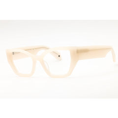 Off-White Women's Eyeglasses - Beige Acetate Cat Eye | STYLE 7Q OERJ07QS25PLA0016100