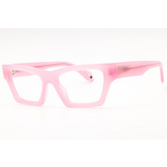 Off-White Women's Eyeglasses - Pink Full Rim Cat Eye | STYLE 7X OERJ07XS25PLA0013000