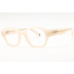 Off-White Unisex Eyeglasses - Beige Acetate Round | STYLE 7Y OERJ07YS25PLA0016100