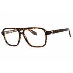 Off-White Men's Eyeglasses - Havana Plastic Navigator | STYLE 81 OERJ081S25PLA0016000