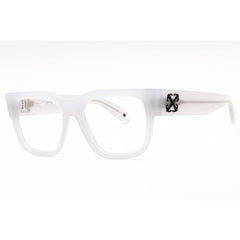 Off-White Unisex Eyeglasses - Grey Acetate Rectangular | STYLE 8C OERJ08CS25PLA0010900