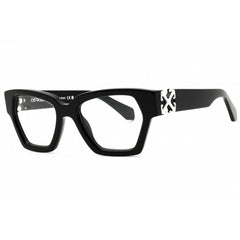 Off-White Women's Eyeglasses - Black Acetate Cat Eye | STYLE 8F OERJ08FS25PLA0011000