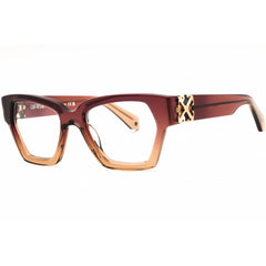 Off-White Women's Eyeglasses - Gradient Brown Cat Eye | STYLE 8F OERJ08FS25PLA0023100