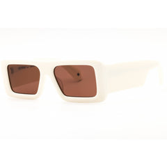 Off-White Unisex Sunglasses - White Full Rim Rectangular | TROY OERI140S25PLA0010164