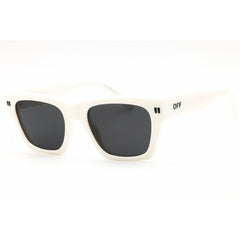 Off-White Unisex Sunglasses - White Plastic Rectangular | VALDEZ OERI13XS25PLA0010107