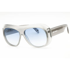 Palm Angels Unisex Sunglasses - Grey Acetate Round Frame | ELFIN PERI103S25PLA0010942
