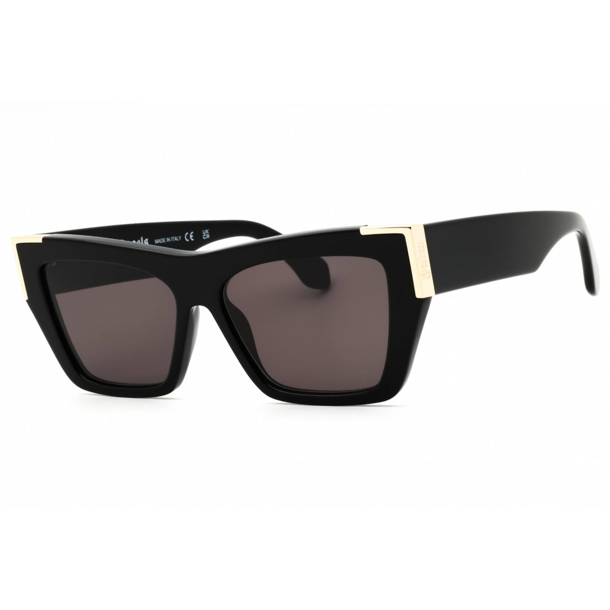 Palm Angels MIRACLE Sunglasses PERI10FS25PLA0011007 BLACK acetate Cat eye Angel sunglasses in Black Dark Grey | Palm Angels® main image 4