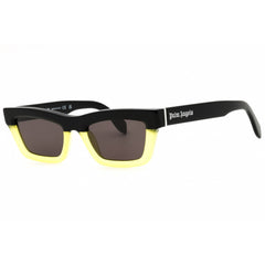 Palm Angels Unisex Sunglasses - Black Yellow Cat Eye | MELROSE PERI108S25PLA0011807