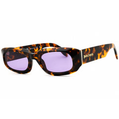 Palm Angels Unisex Sunglasses - Havana Plastic Oval Frame | NOAH PERI104S25PLA0016037