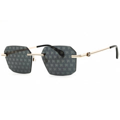 Palm Angels Unisex Sunglasses - Dark Grey Lens Gold | QUARTZ PERI10GS25MET0017607